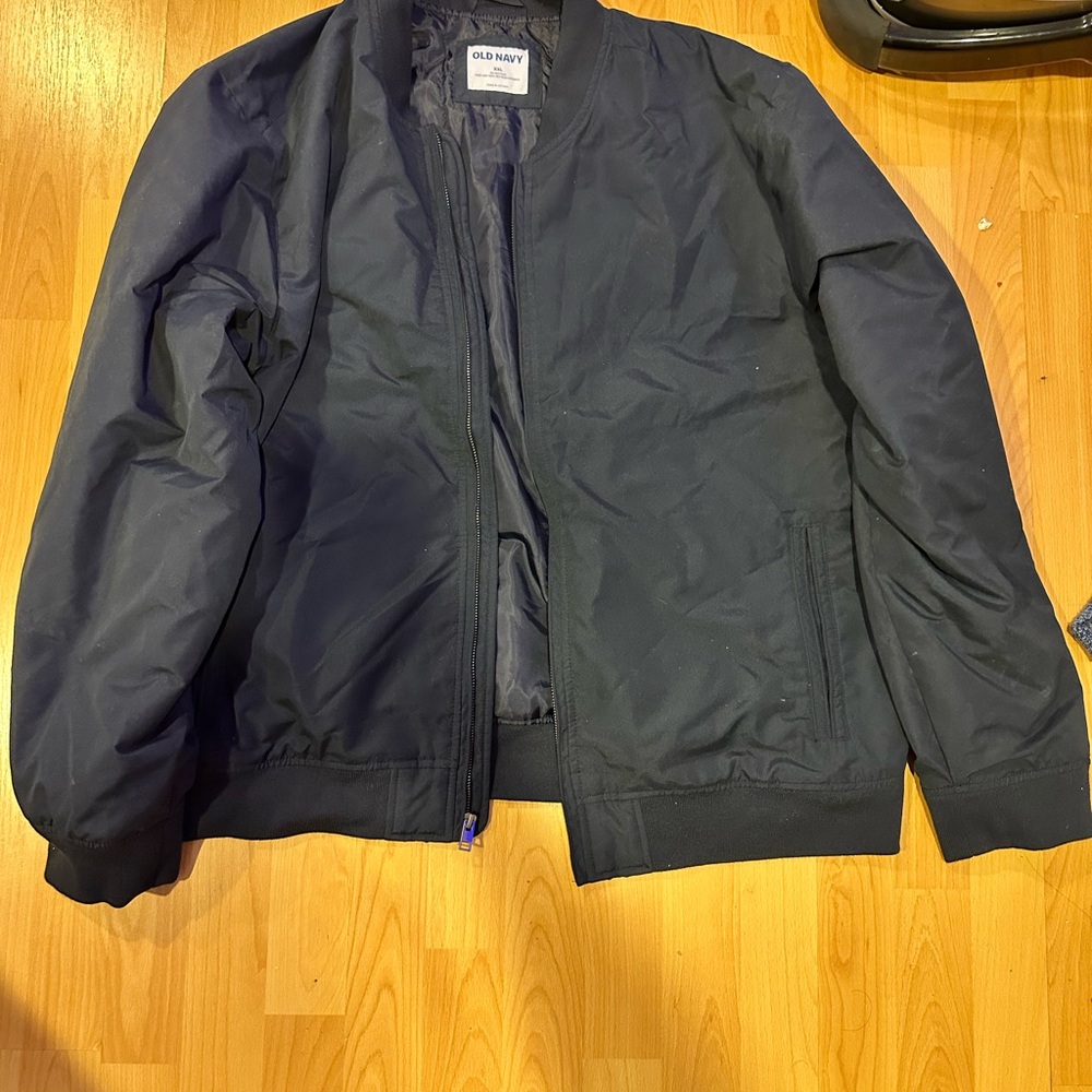 Old Navy Men's Dark Navy Bomber Jacket